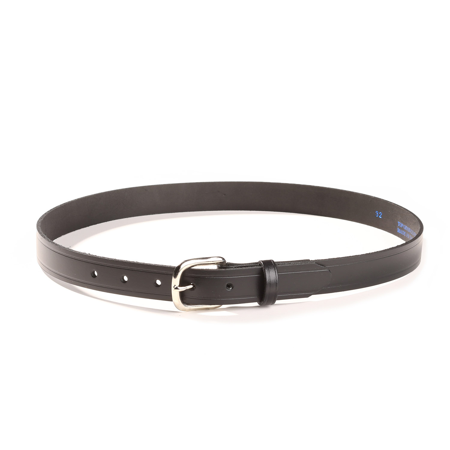 Black Leather Belt 1" Wide Ladies (1414)